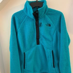 North Face button-up pullover sweater